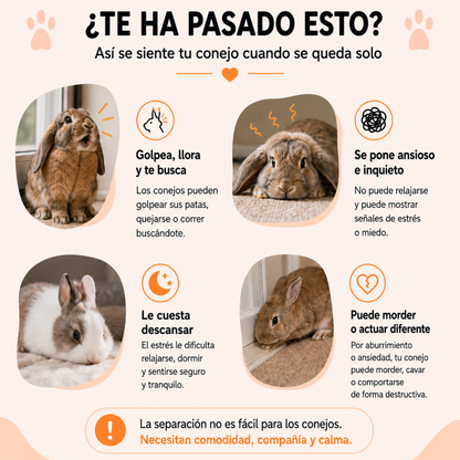 Peluche Calmante para Conejos