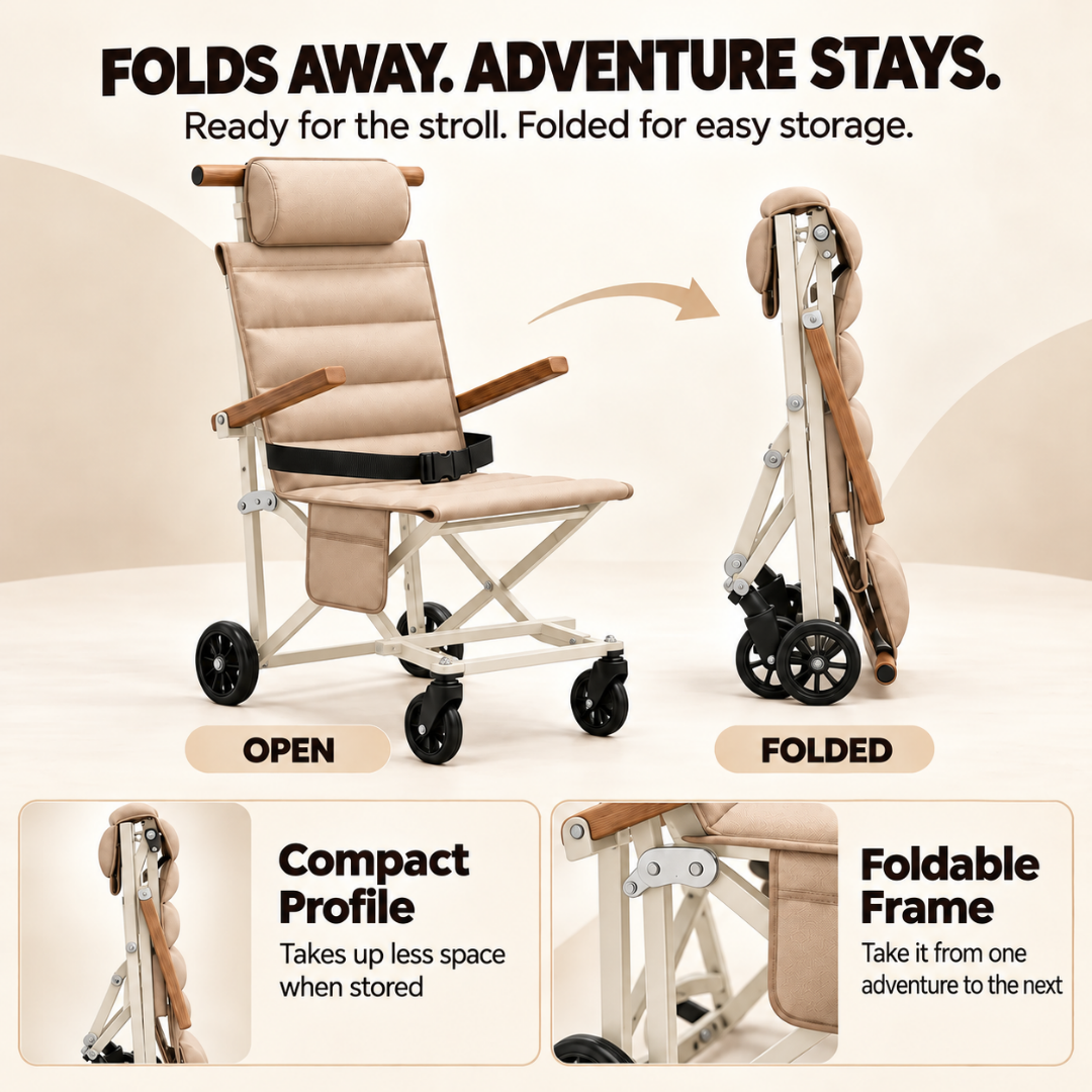 Bring Mom Along – Foldable Comfort Chair