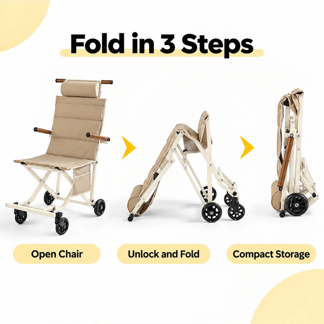 Bring Mom Along – Foldable Comfort Chair