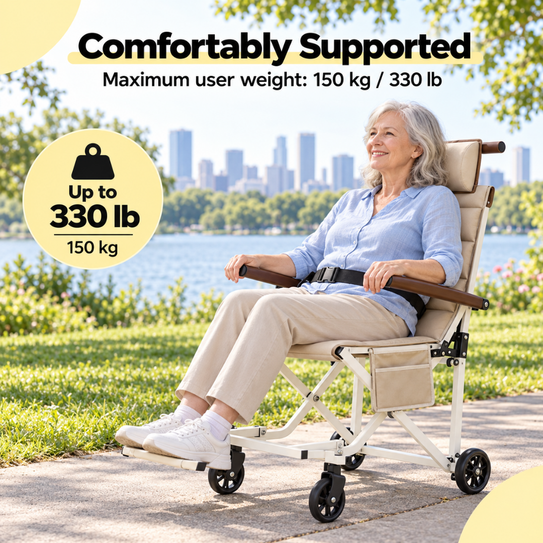 Bring Mom Along – Foldable Comfort Chair